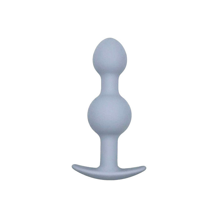 Adam & Eve VIBRA-BALL TRIO - Grey Weighted Anal Training Set - Set of 3 Plugs - J550 8500