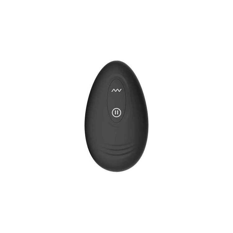Adam & Eve OMEGA Vibrating Plug - Black 10 cm USB Rechargeable Vibrating Butt Plug with Remote - J561 8000