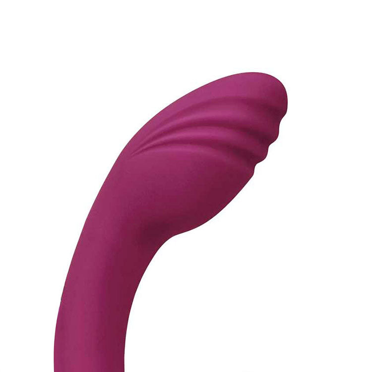 Adam & Eve ROSE GOLD CLIT TICKLER - Red 22 cm USB Rechargeable Rabbit Vibrator - J904 3100
