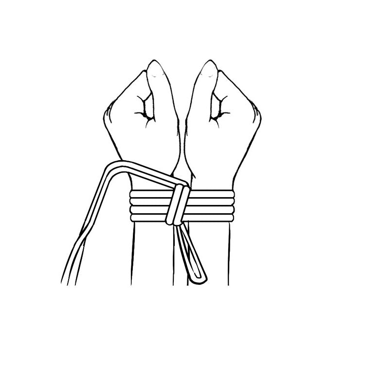 Adam & Eve BONDAGE ROPE - 3 metre (10 feet) - Black Bondage Rope - 3 metre Length - J973 8004