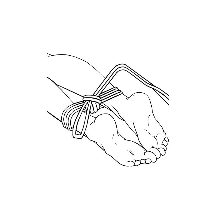 Adam & Eve BONDAGE ROPE - Black Bondage Rope - 3 metre Length