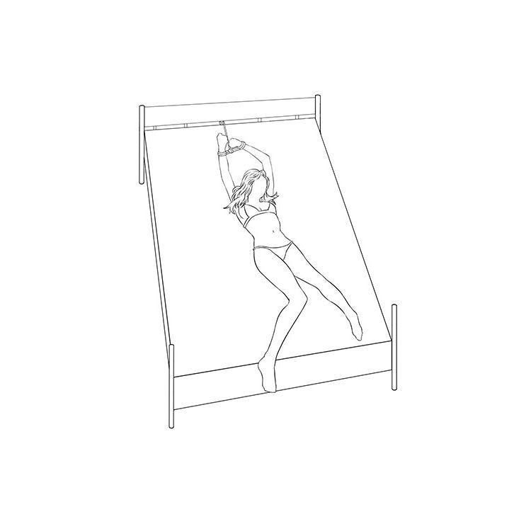 Adam & Eve BONDAGE ROPE - 9 metre (30 feet) - Black Bondage Rope - 9 metre Length - J973 8006