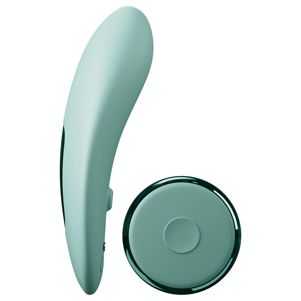 JimmyJane Ascend 3 - Teal 9 cm USB Rechargeable Stimulator with Wireless Remote - JJ10508