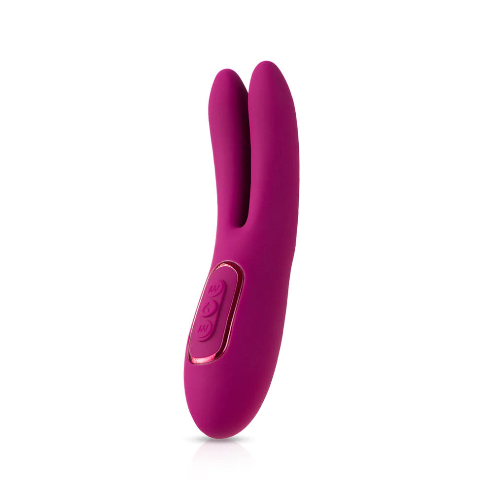 JimmyJane Solis Ascend 2 PRO - Purple 16 cm USB Rechargeable Dual Tip Stimulator - JJ10684