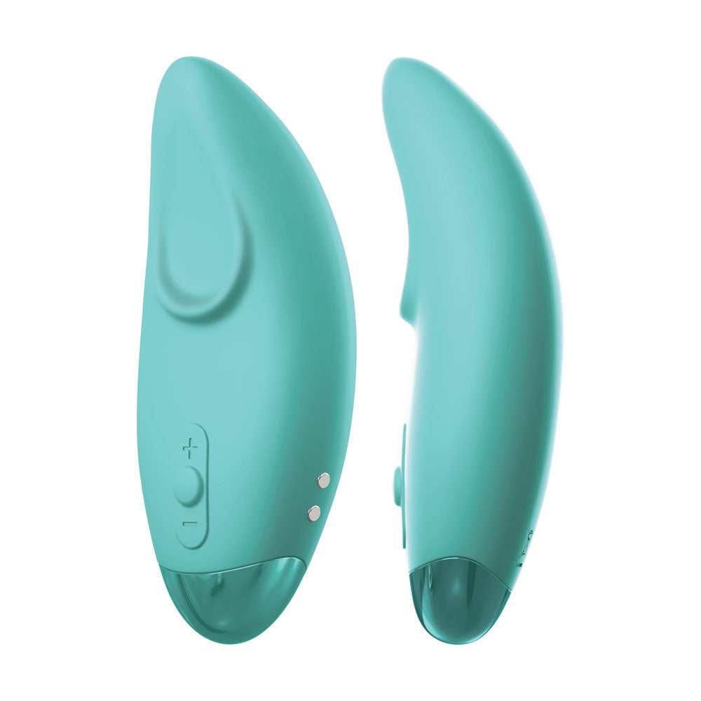 JimmyJane Form 3 PRO - Teal - Teal 10.2 cm USB Rechargeable Handheld Stimulator - JJ10912
