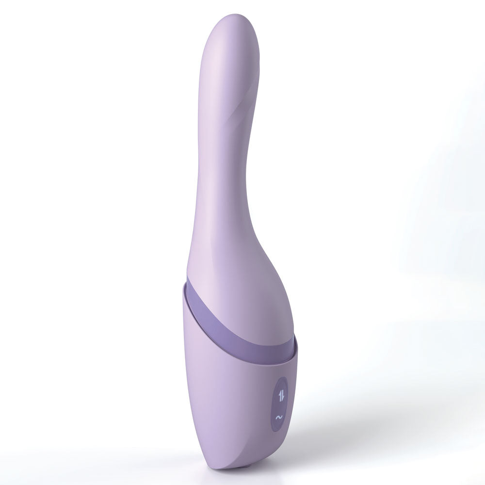 JimmyJane Hello Bang - Purple 27 cm USB Rechargeable Warming & Thrusting Vibrator - JJ40053