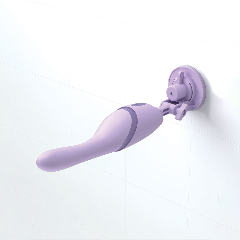 JimmyJane Hello Bang - Purple 27 cm USB Rechargeable Warming & Thrusting Vibrator - JJ40053