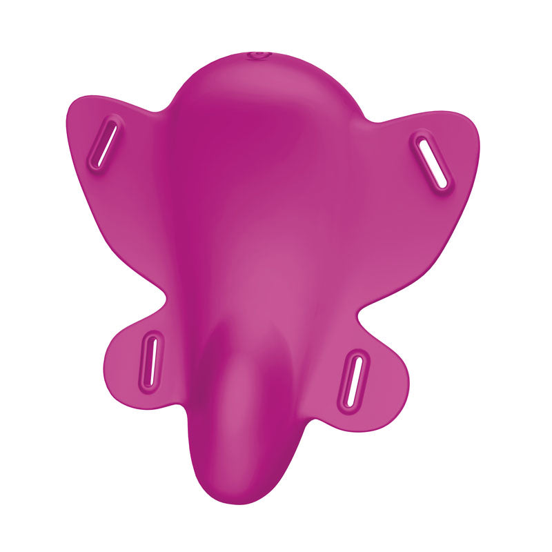 Love Distance REACH - Rose Rechargeable Strap-On Stimulator with App Control - LD-005-ROS