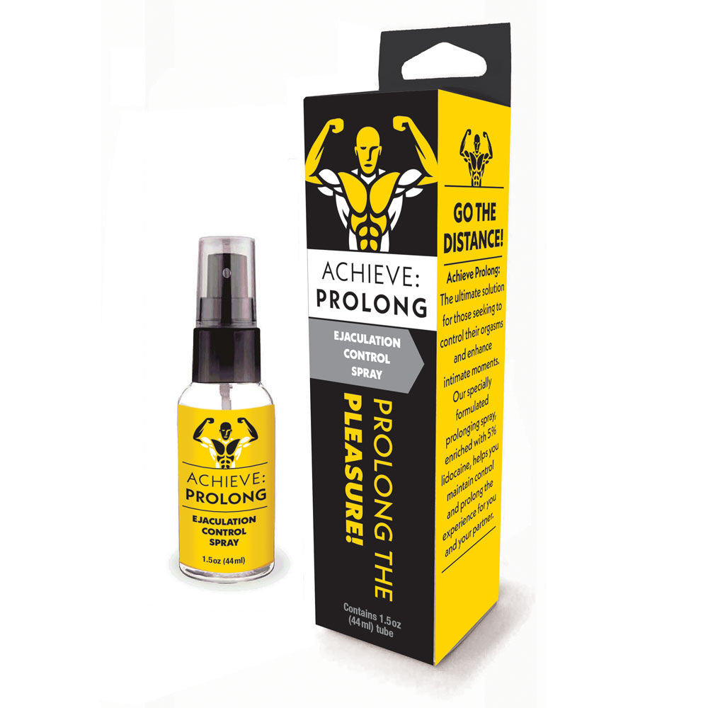 Achieve: Prolong - Ejaculation Control Spray for Men - 29 ml Spray - LGBT.1102