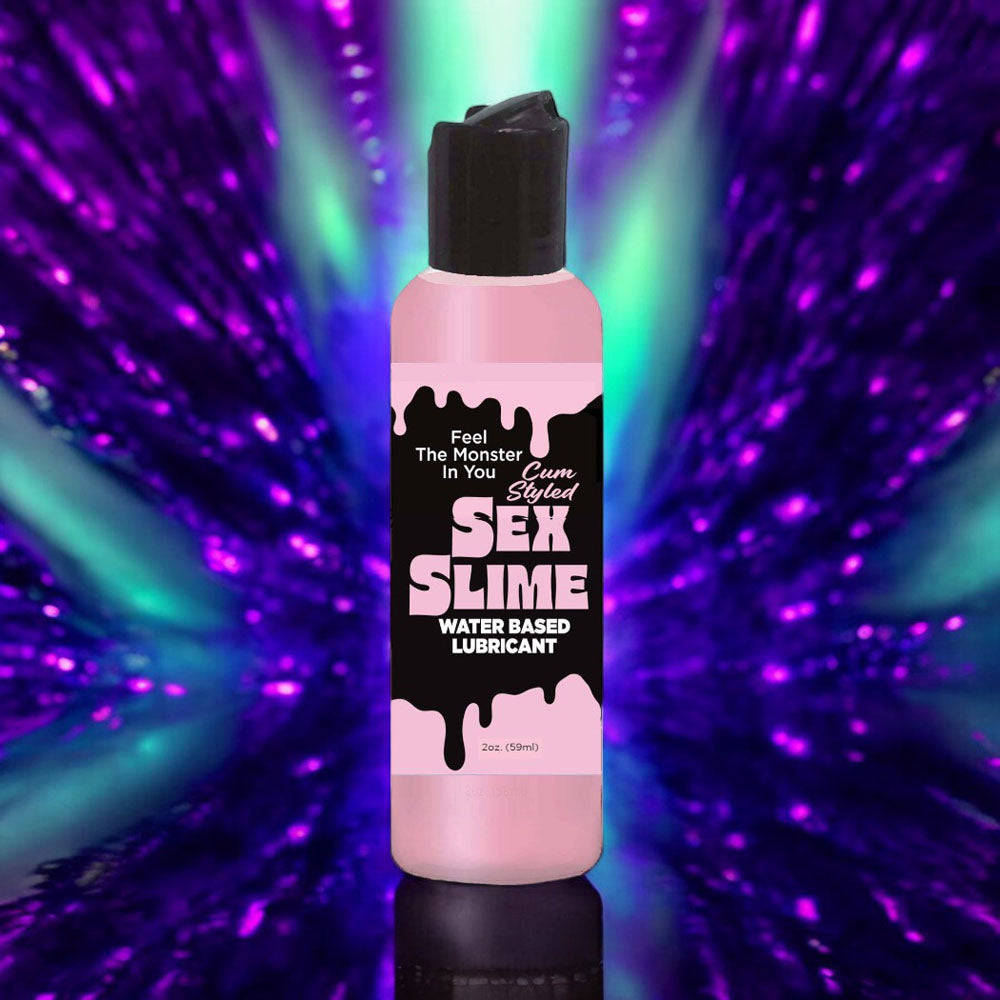 Sex Slime Cum Style Creature Lube - Pink 120 ml - Pink Cum Style Water Based Lubricant - 120 ml Bottle - LGBT.1310