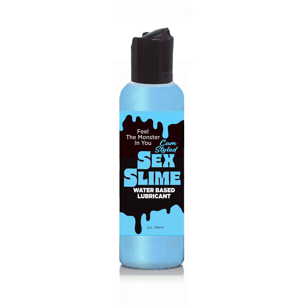 Sex Slime Cum Style Creature Lube - Blue 60 ml - Blue Cum Style Water Based Lubricant - 60 ml Bottle - LGBT.1313