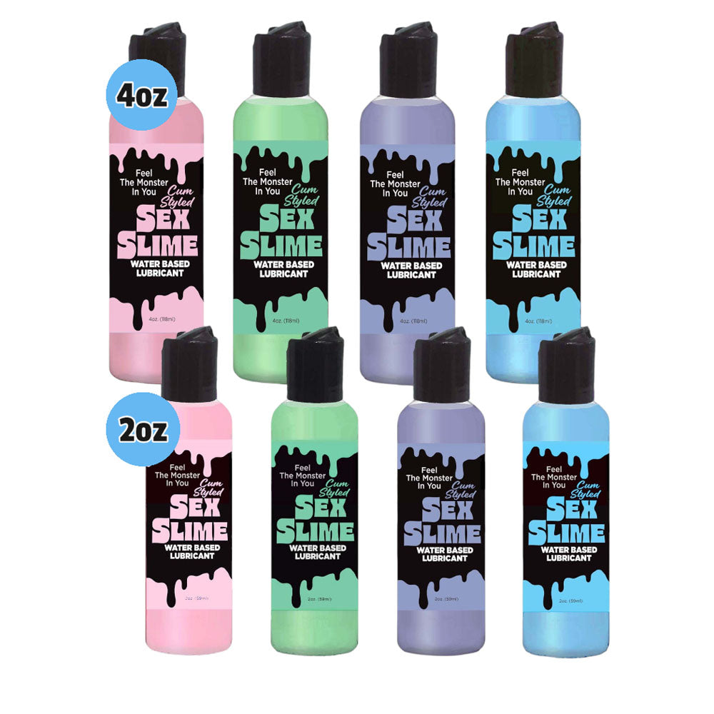 Sex Slime Cum Style Creature Lube - Purple 120 ml - Purple Cum Style Water Based Lubricant - 120 ml Bottle - LGBT.1314