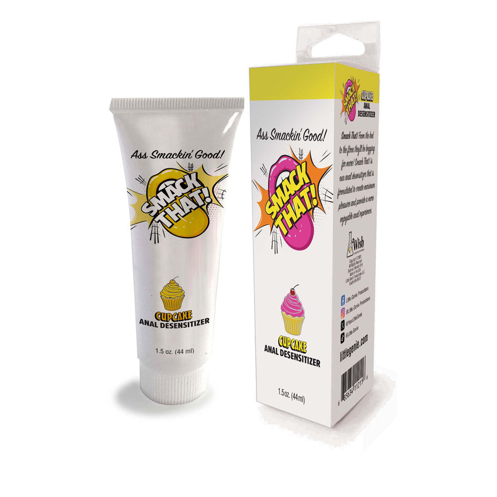 Smack That! Anal Desensitiser - Cupcake - Cupcake Flavoured Anal Desensitiser - 44 ml Tube - LGBT.432
