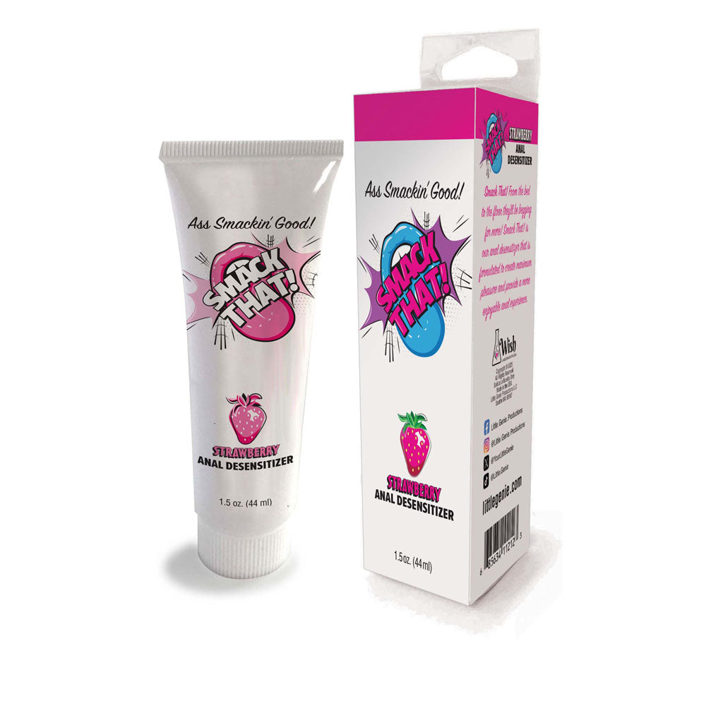 Smack That! Anal Desensitiser - Strawberry - Strawberry Flavoured Anal Desensitiser - 44 ml Tube - LGBT.433