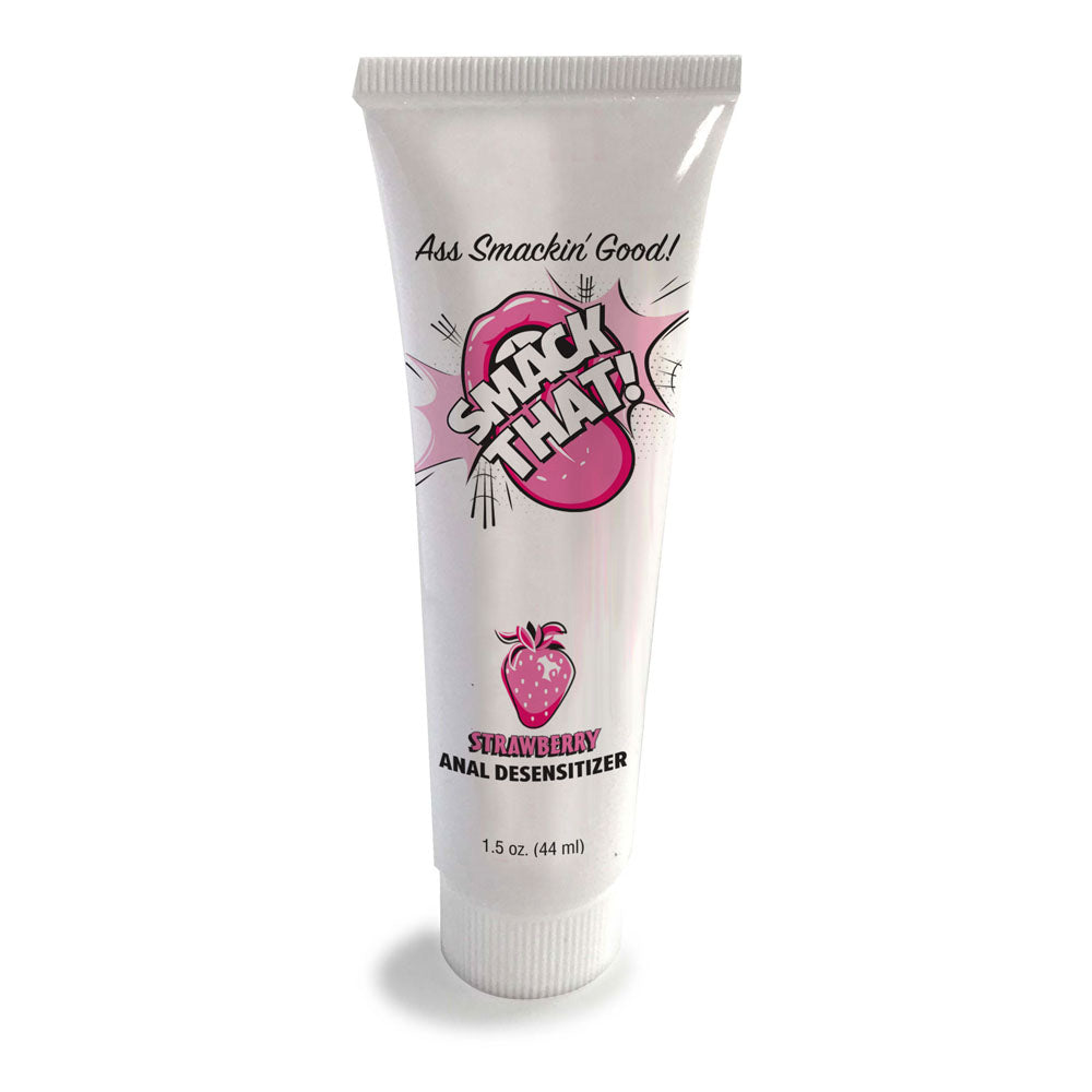 Smack That! Anal Desensitiser - Strawberry - Strawberry Flavoured Anal Desensitiser - 44 ml Tube - LGBT.433