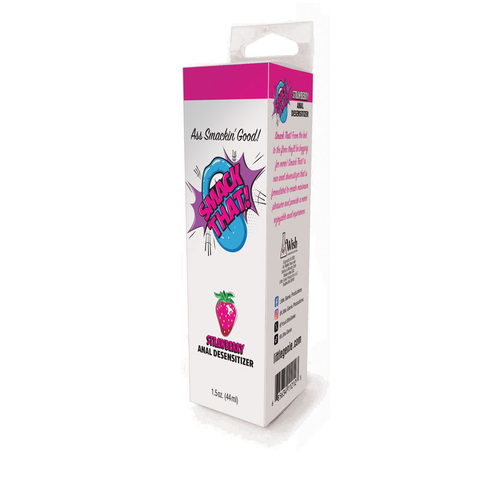 Smack That! Anal Desensitiser - Strawberry - Strawberry Flavoured Anal Desensitiser - 44 ml Tube - LGBT.433