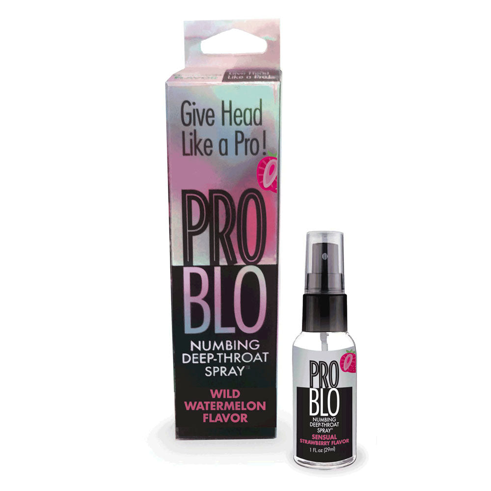 ProBlo Deep Throat Spray - Strawberry - Strawberry Flavoured Deep Throat Spray - 30 ml - LGBT.521