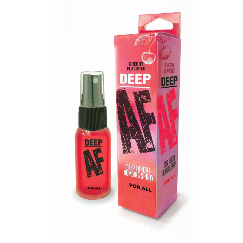 Deep AF - Cherry - Cherry Flavoured Deep Throat Spray - 29 ml - LGBT.612