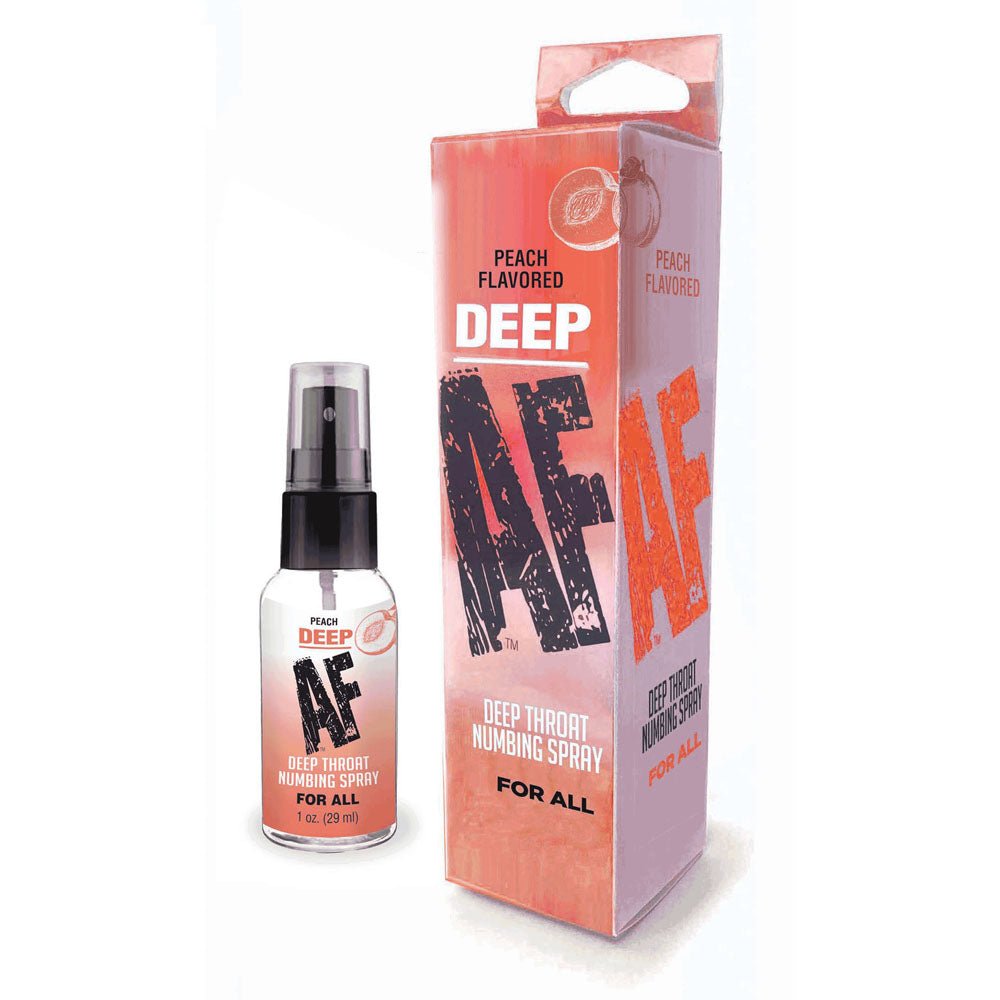 Deep AF - Peach - Peach Flavoured Deep Throat Spray - 29 ml - LGBT.614