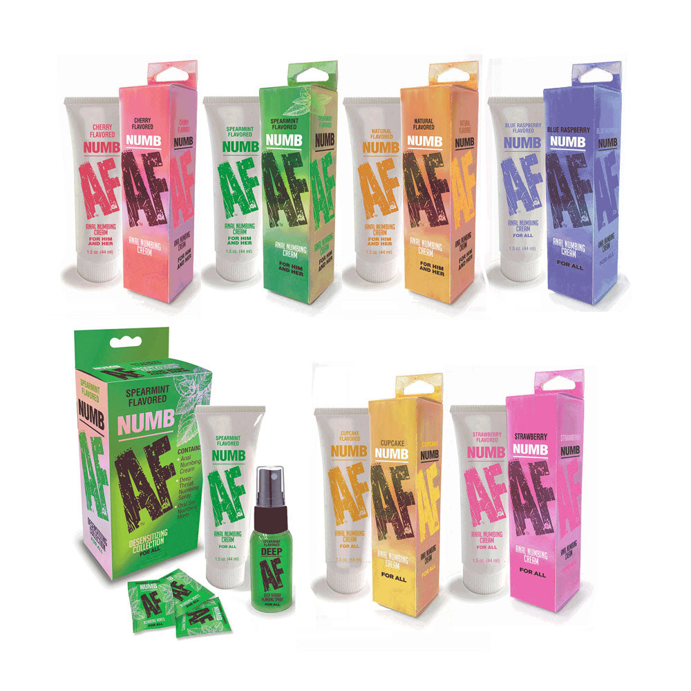 Numb AF - Strawberry - Strawberry Flavoured Anal Numbing Cream - 44 ml Tube - LGBT.630