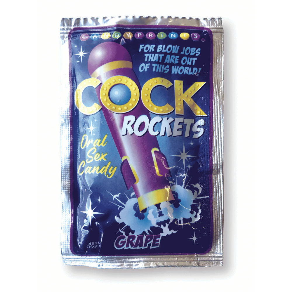 Cock Rockets - Grape - Grape Flavoured Oral Sex Candy - 15 grams - LGCP.1084