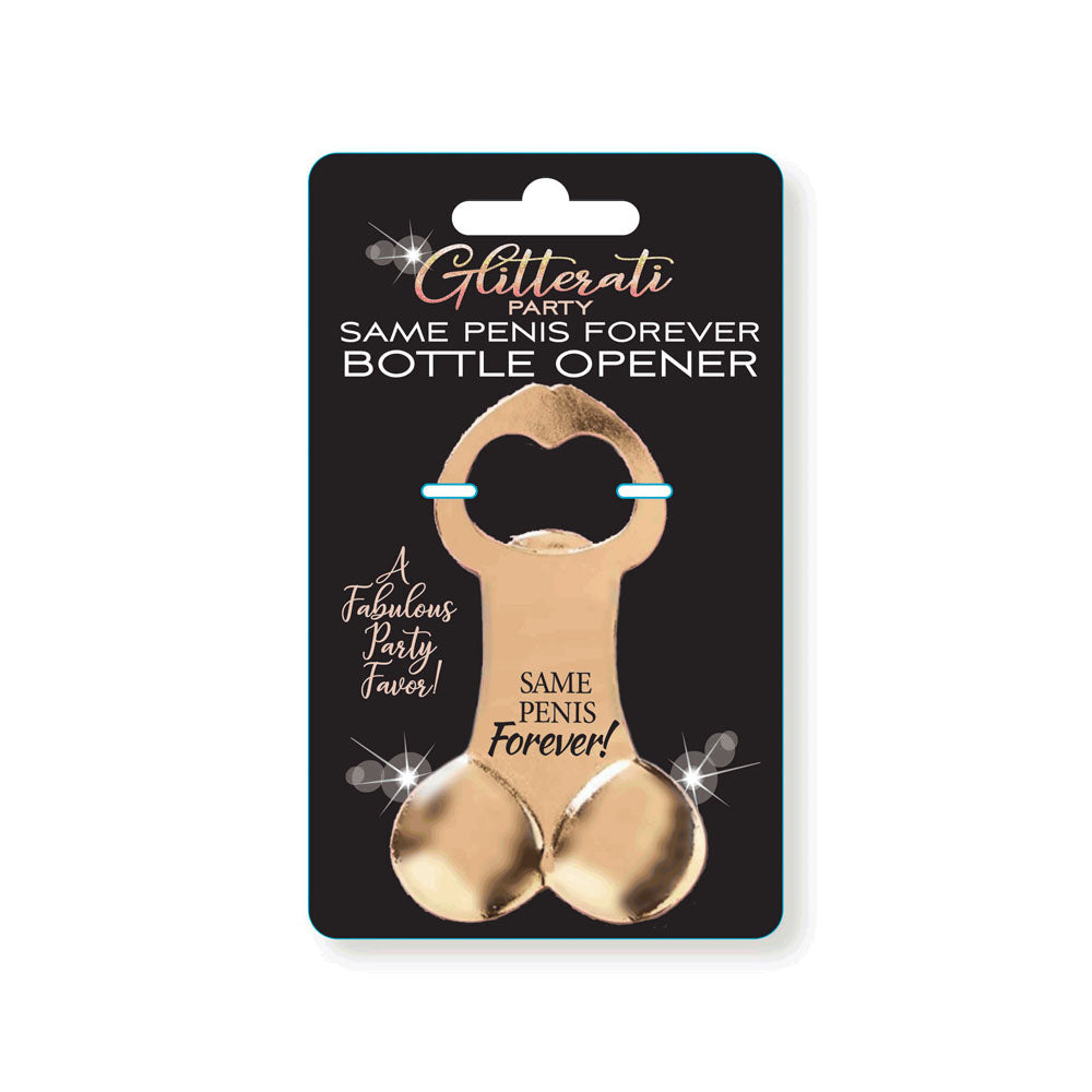 Glitterati Same Penis Forever Bottle Opener - Novelty Bottle Opener - LGCP.1110