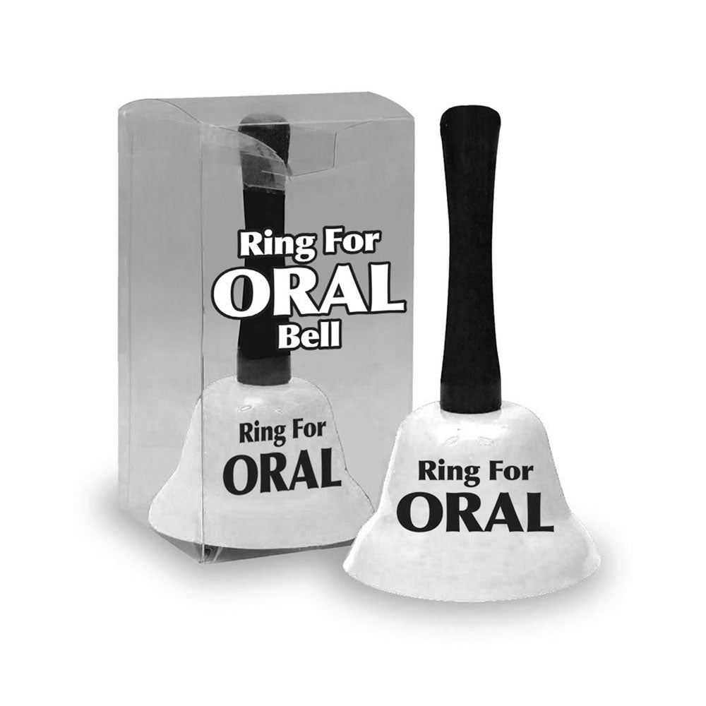 Ring For Oral Bell - White Novelty Bell - LGCP.1151