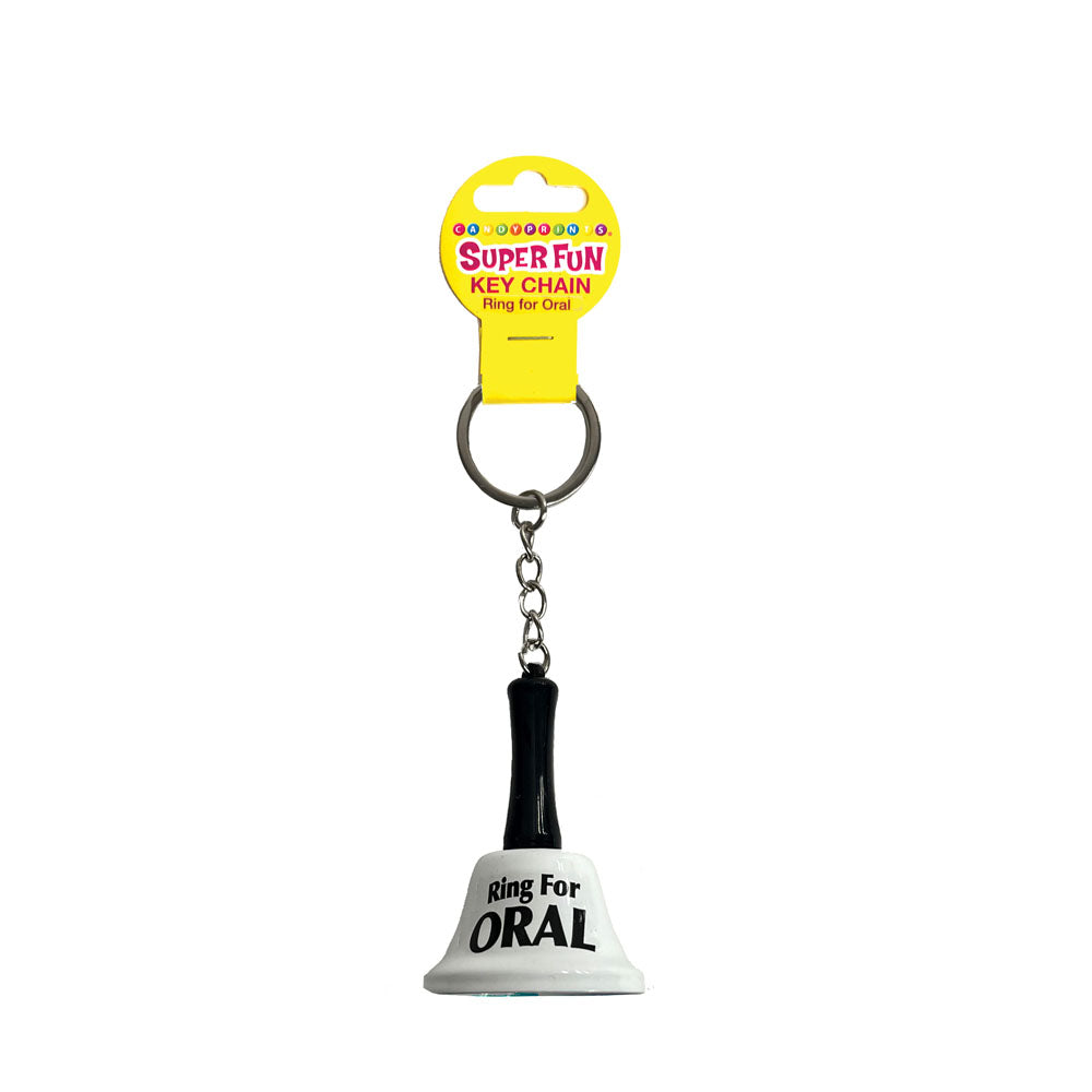Super Fun Key Chain - Ring For Oral - Novelty Bell Keychain - LGCP.1192