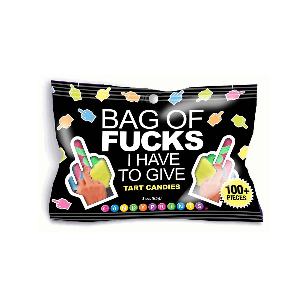 Bag Of Fucks I Have To Give - Fruit Flavoured Lollies - 85 gram Bag - LGCP.1214