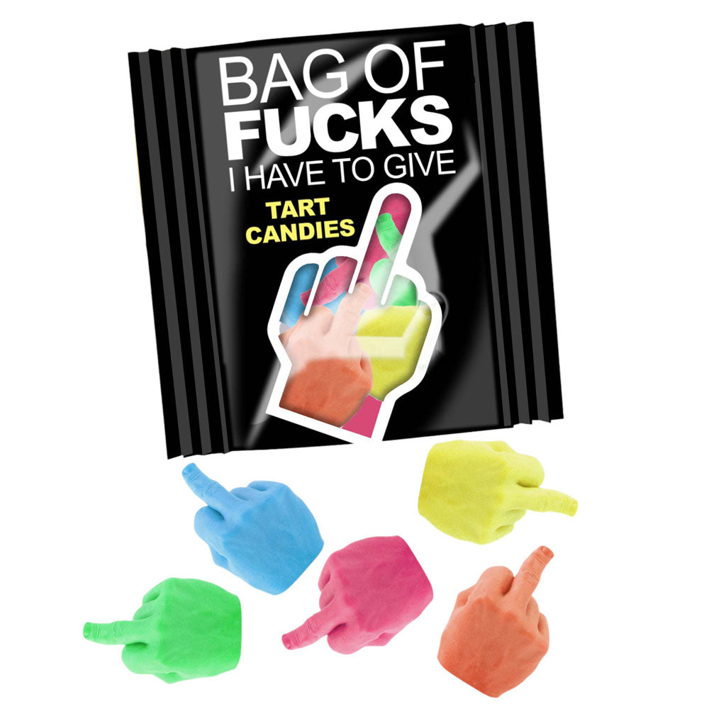 Bag Of Fucks I Have To Give - Bag of 25 - Fruit Flavoured Lollies - Bag of 25 Mini Packs - LGCP.1217