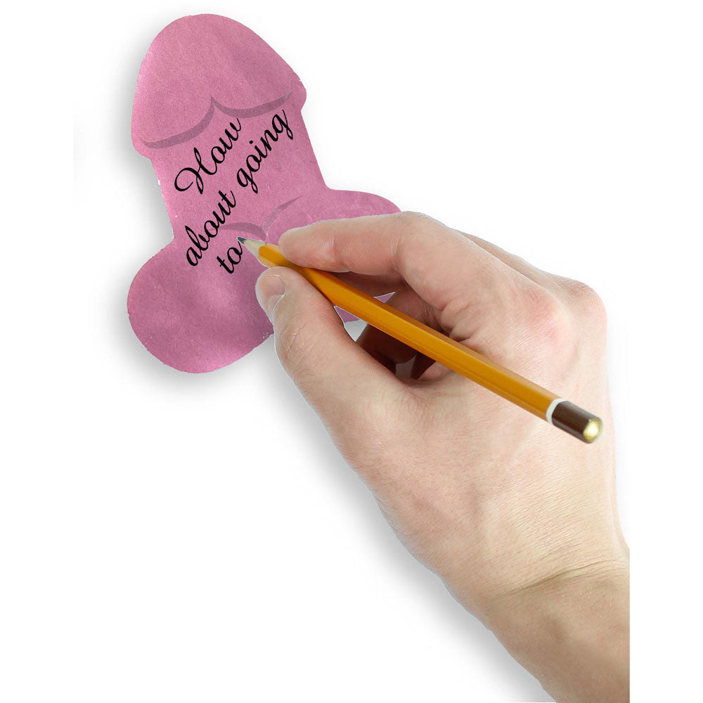 Super Fun Penis Sticky Notes - Multi Coloured Novelty Sticky Notes - 100 Pack - LGCP.1218