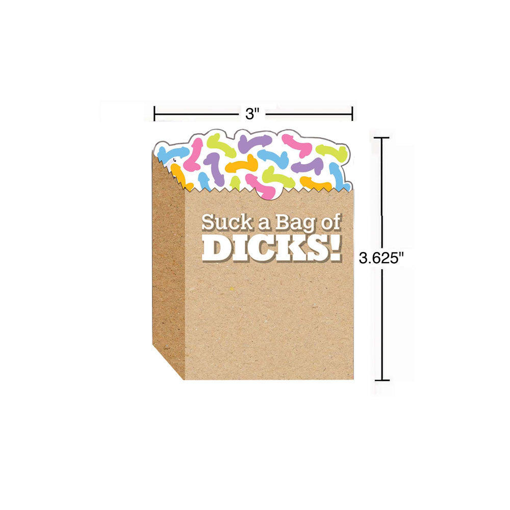 Suck A Bag Of Dicks! Sticky Notes - Novelty Sticky Notes - 100 Pack - LGCP.1220