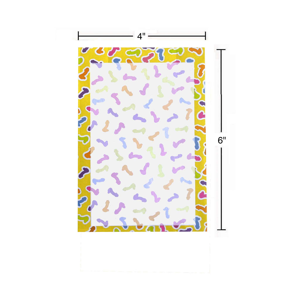 Super Fun Penis Notepad - Novelty Notepad - 100 Pages - LGCP.1225