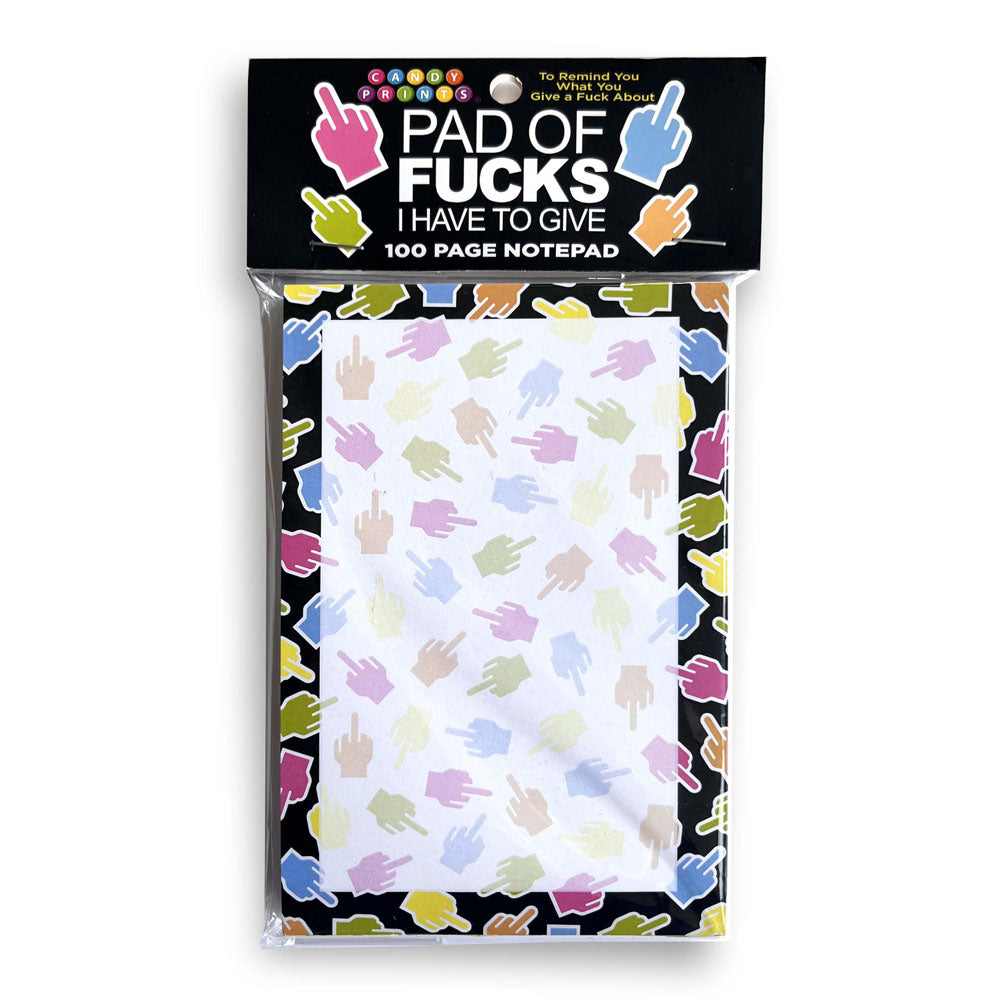 Pad Of Fucks I Have To Give! Notepad - Novelty Notepad - 100 Pages - LGCP.1227