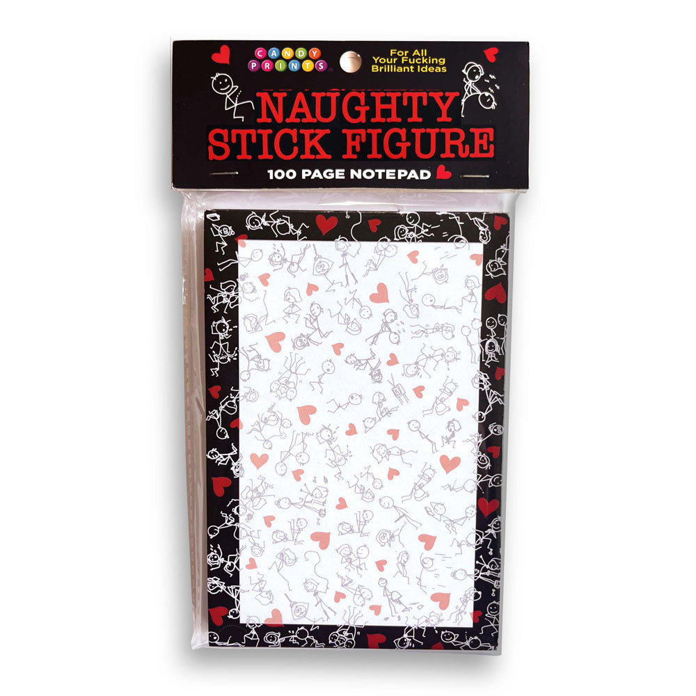 Naughty Stick Figure Notepad - Novelty Notepad - 100 Pages - LGCP.1228