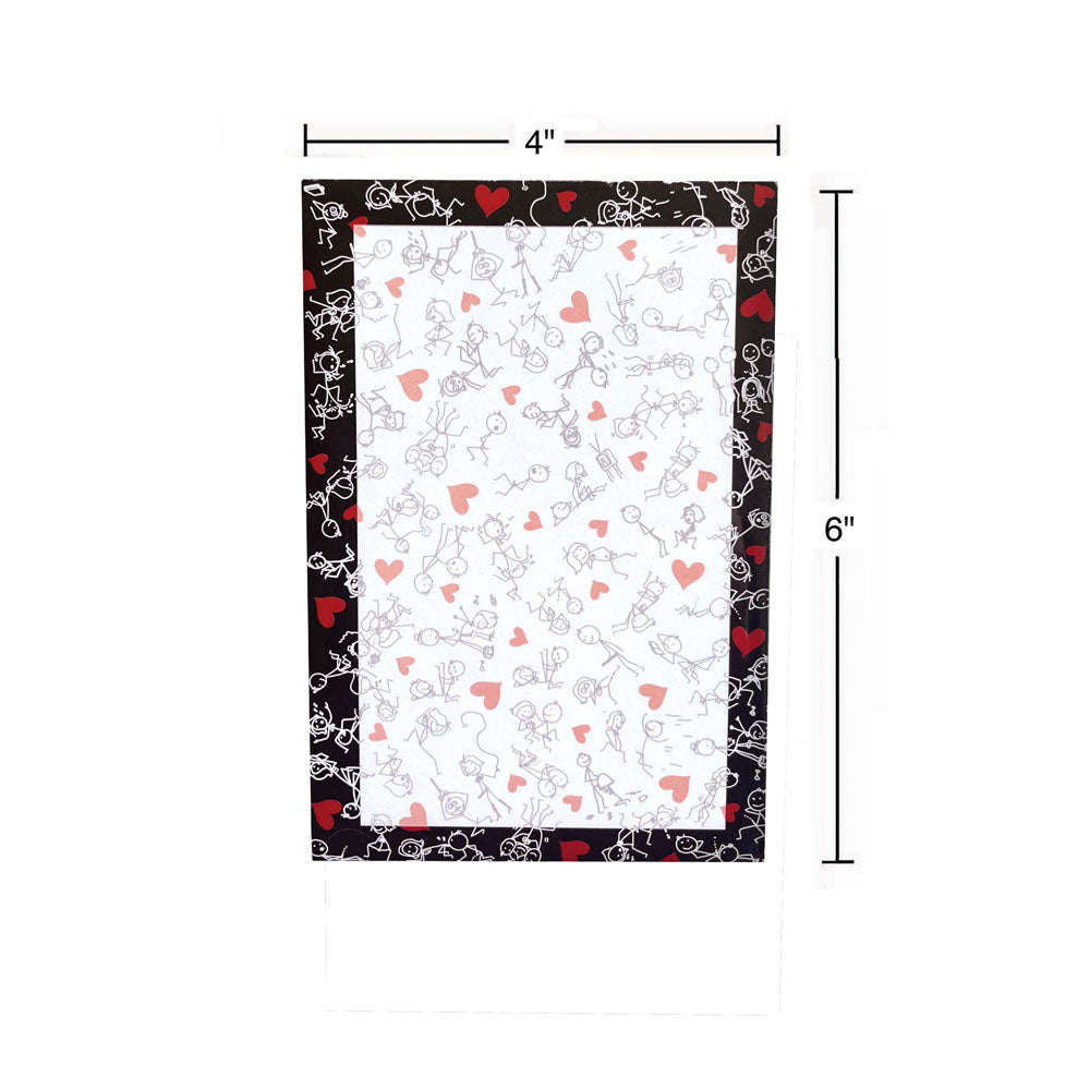 Naughty Stick Figure Notepad - Novelty Notepad - 100 Pages - LGCP.1228