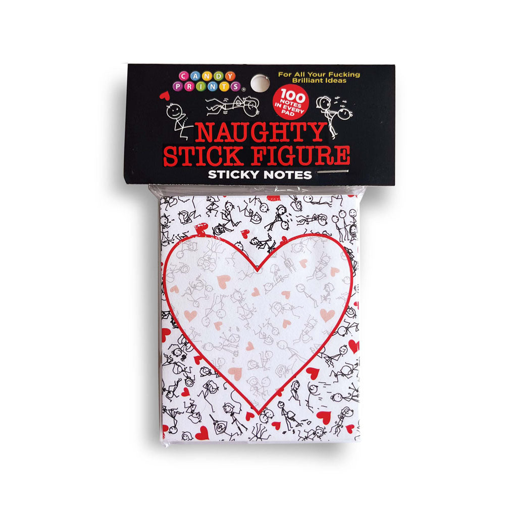 Naughty Stick Figure Sticky Notes - Novelty Sticky Notes - 100 Pack - LGCP.1234