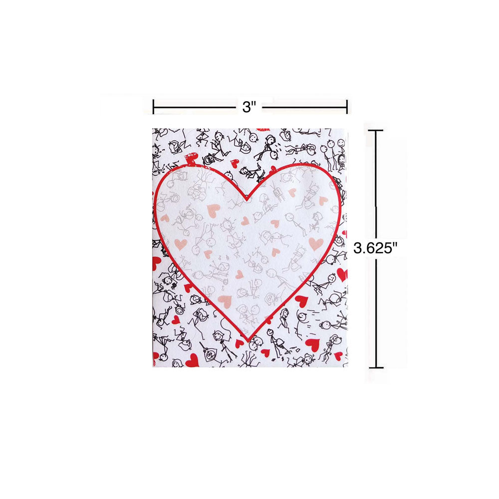 Naughty Stick Figure Sticky Notes - Novelty Sticky Notes - 100 Pack - LGCP.1234