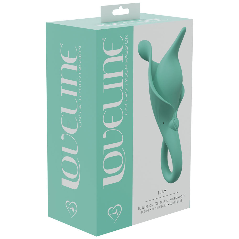 LOVELINE Lily - Green - Green USB Rechargeable Stimulator - LOVU008GRN