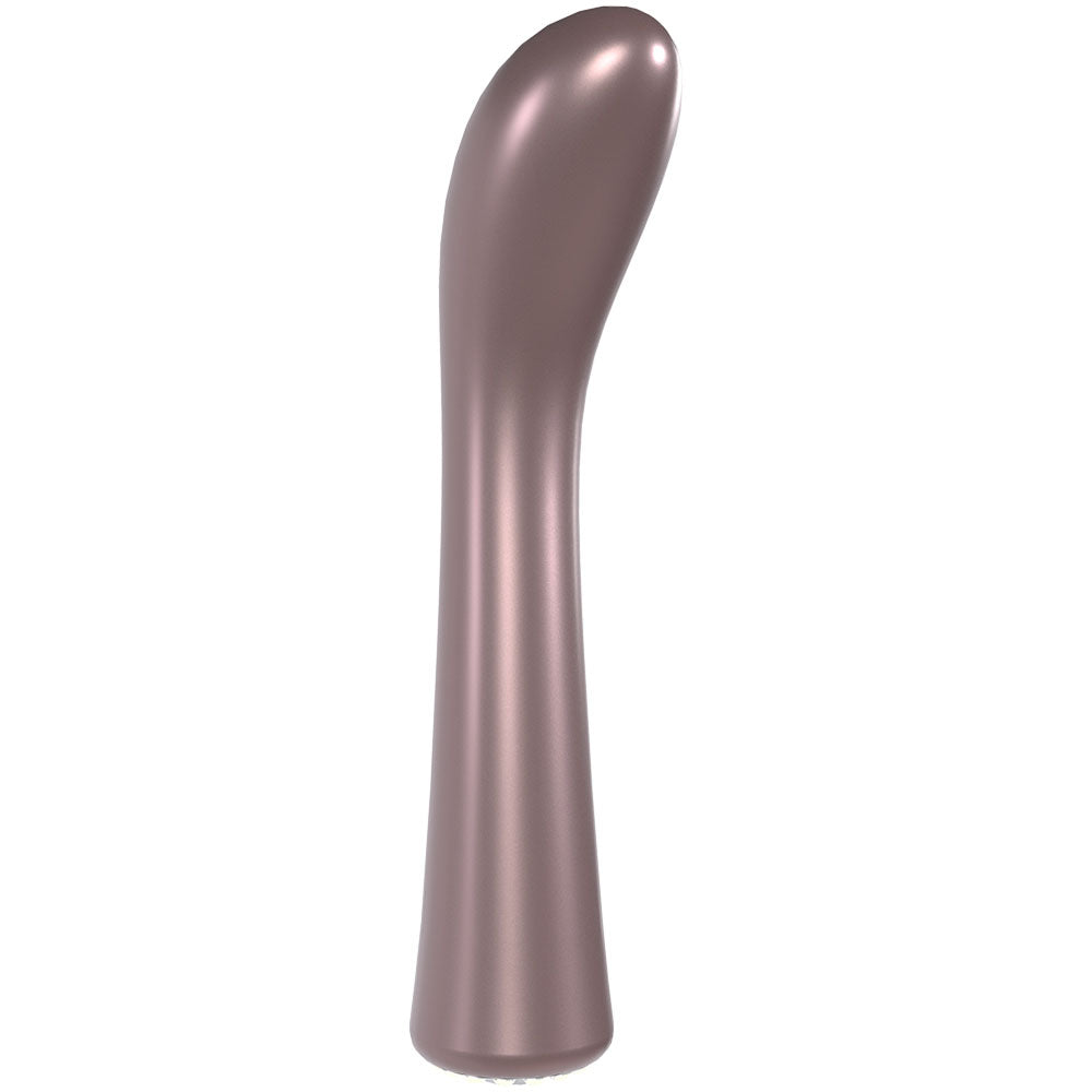 LOVELINE La Perla III - Pink - Pearlescent Pink 19.2 cm USB Rechargeable Vibrator - LOVU025PPNK