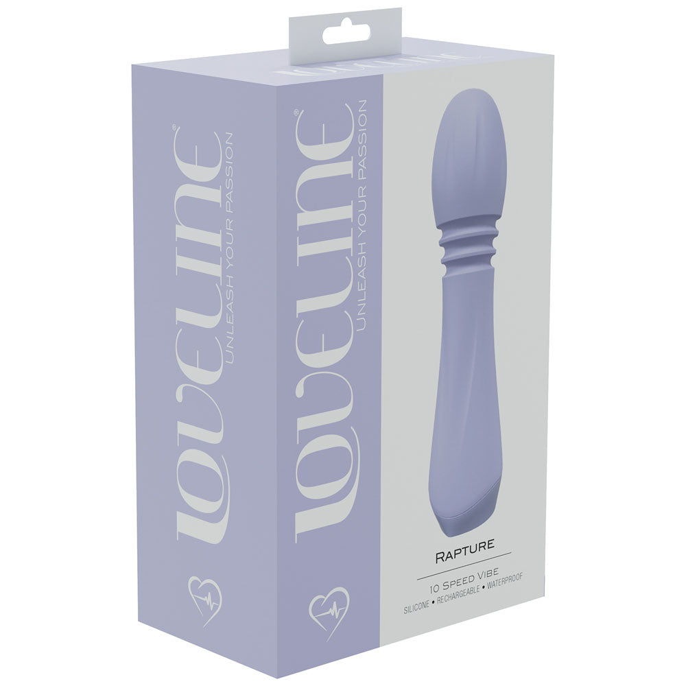 LOVELINE Rapture - Lavender 13.5 cm USB Rechargeable Massage Wand - LOVU030LAV