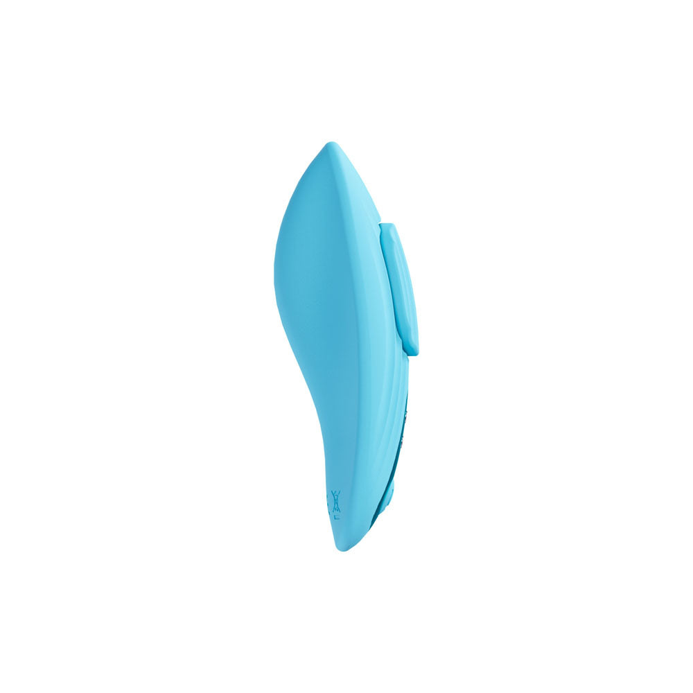 LOVELINE Celeste - Blue - Blue USB Rechargeable Panty Vibrator with Wireless Remote - LOVU054BLU
