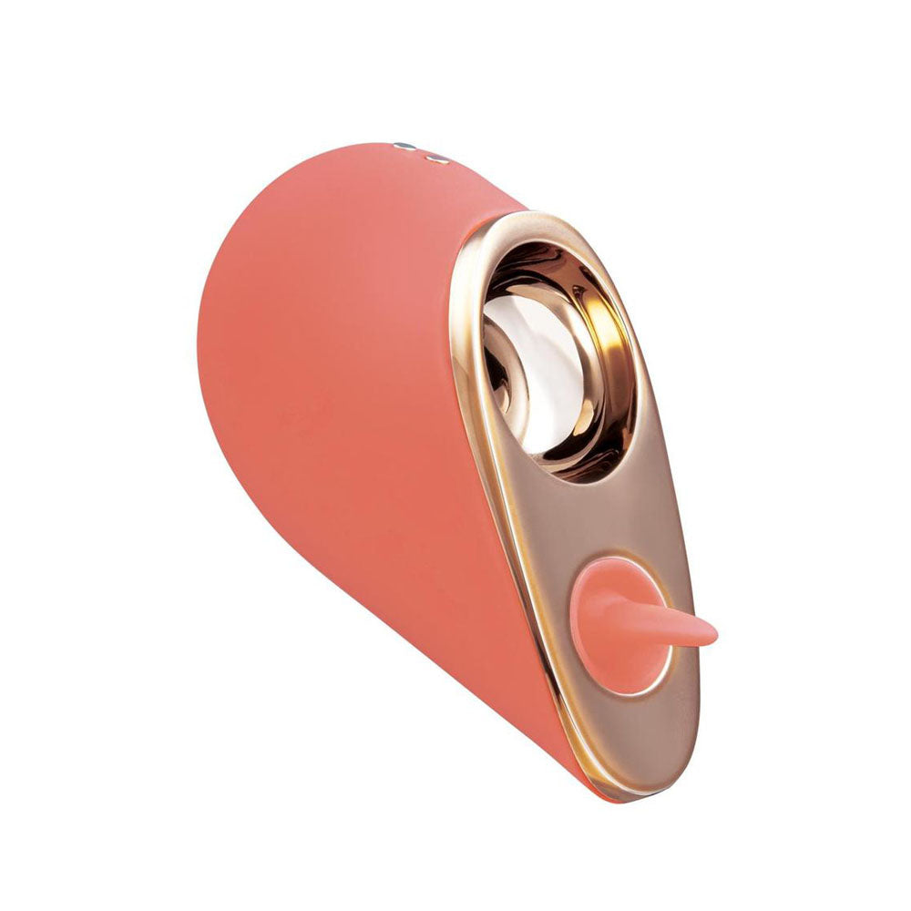 LAPDANCE Heartbreaker - Pink USB Rechargeable Pulsating & Licking Stimulators - LT201