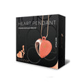 LAPDANCE Heart Pendant Wearable Necklace Vibrator - Pink/Rose Gold USB Rechargeable Necklace Vibrator - LT205
