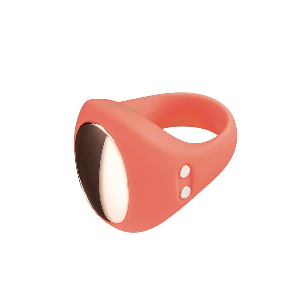 LAPDANCE Ring Vibe Wearable Ring Vibrator - Pink USB Rechargeable Ring Vibrator - LT206