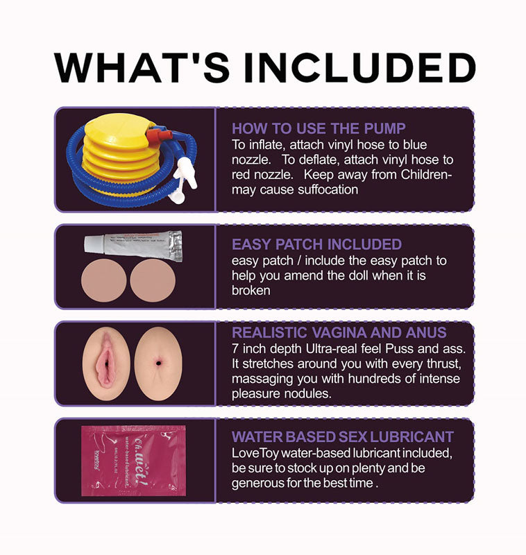 Victoria Horny Boobie Doll - Inflatable Love Doll - LV153001