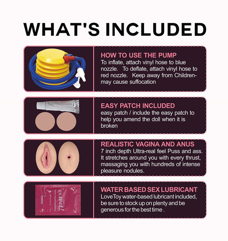 Victoria Horny Boobie Doll - Inflatable Love Doll - LV153002