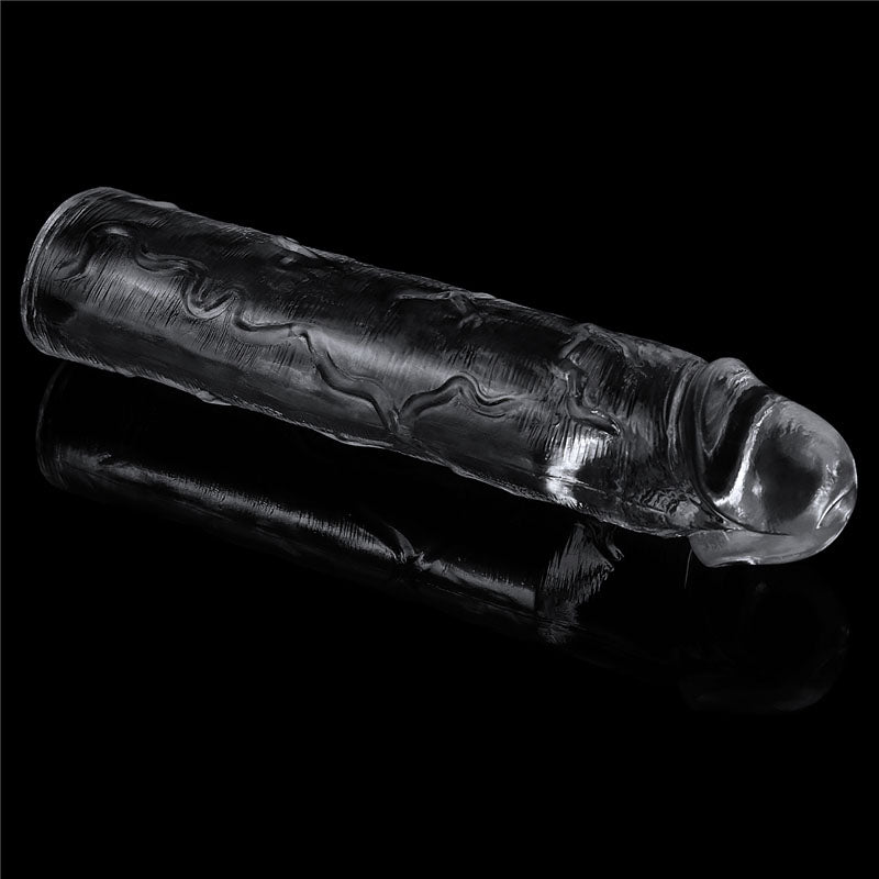 Flawless Clear Penis Sleeve 2'' - Clear 5 cm Penis Extender Sleeve - LV314014