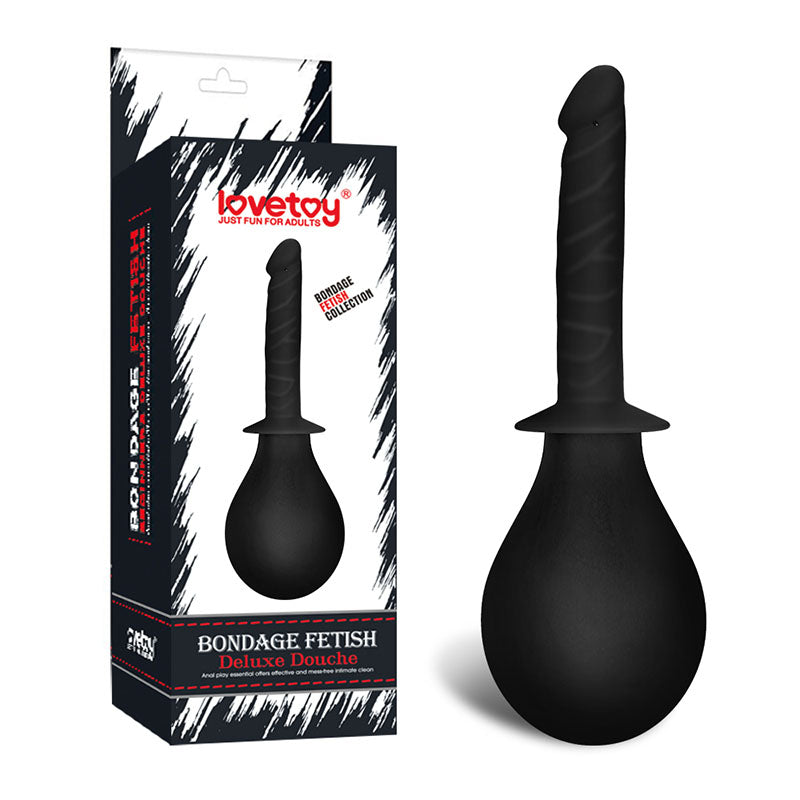 Bondage Fetish Deluxe Douche - Black Unisex Douche - LV764001