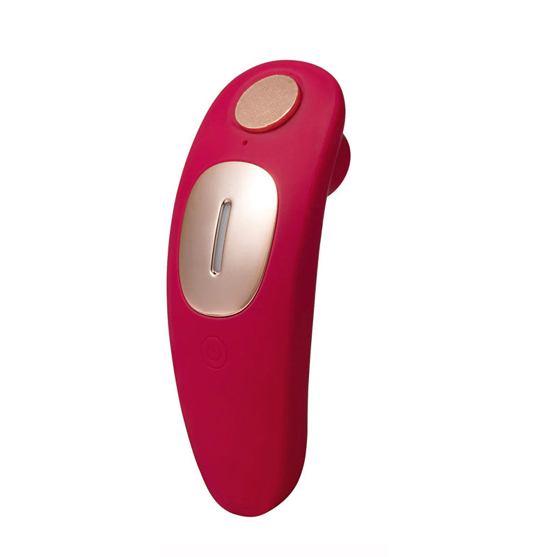 Maia Remi - Red USB Rechargeable Panty Vibe with Suction - MA2107